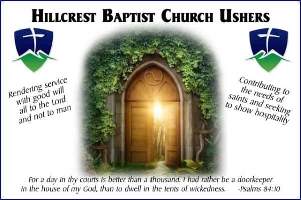 Hillcrest Baptist Church Ushers