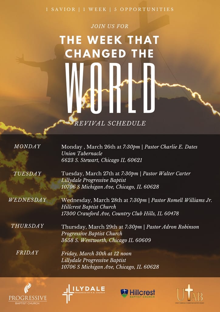 Holy Week Flyer