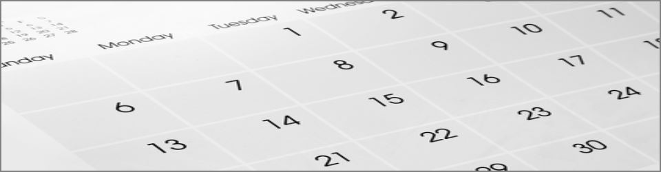 Events Calendar Banner